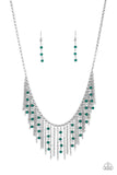 Snazzychicjewelryboutique Necklace Harlem Hideaway - Green Necklace Paparazzi