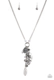 Snazzychicjewelryboutique Necklace Hearts Content - Silver Charm Necklace Paparazzi