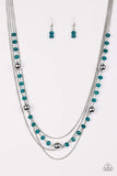 Snazzychicjewelryboutique Necklace High Standards - Blue Necklace Paparazzi