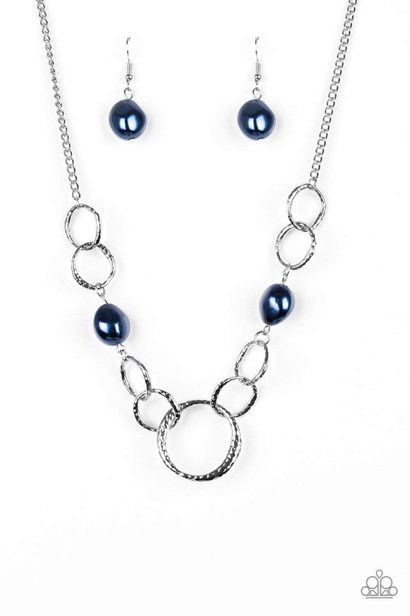 Snazzychicjewelryboutique Necklace Lead Role - Blue Pearl Necklace Paparazzi