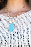 Snazzychicjewelryboutique Necklace Livin On A PRAIRIE - Blue Turquoise Necklace Paparazzi