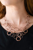 Snazzychicjewelryboutique Necklace Main Street Mechanics - Copper Necklace Paparazzi