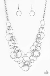 Snazzychicjewelryboutique Necklace Main Street Mechanics - Silver Necklace Paparazzi