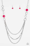 Snazzychicjewelryboutique Necklace Margarita Masquerades - Pink Necklace Paparazzi