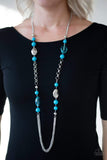 Snazzychicjewelryboutique Necklace Marina Majesty - Blue Necklace Paparazzi