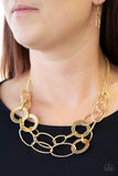 Snazzychicjewelryboutique Necklace Metallic Maverick - Gold Necklace Paparazzi