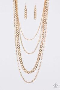 Snazzychicjewelryboutique Necklace Metro Metal - Gold Necklace Paparazzi