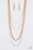 Snazzychicjewelryboutique Necklace Metro Metal - Gold Necklace Paparazzi