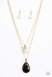 Snazzychicjewelryboutique Necklace Midnight Martinis - Gold Necklace Paparazzi