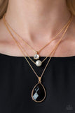 Snazzychicjewelryboutique Necklace Midnight Martinis - Gold Necklace Paparazzi