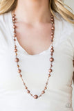 Snazzychicjewelryboutique Necklace Modernly Majestic - Copper Necklace Paparazzi