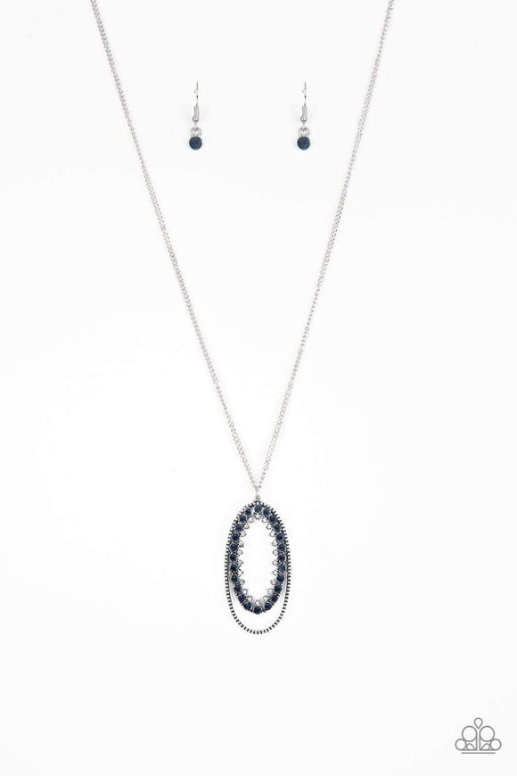 Vintage Lisner Blue Enamel Flower Necklace Clear Rhinestone | Etsy |  Glamour jewelry, Blue rhinestone necklace, Leaf necklace
