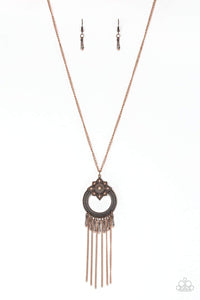 Snazzychicjewelryboutique Necklace My Main MANTRA - Copper Necklace Paparazzi