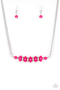 Snazzychicjewelryboutique Necklace On Mountain Time - Pink Necklace Paparazzi