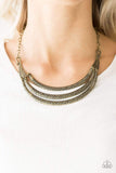 Snazzychicjewelryboutique Necklace Primal Princess - Brass Necklace Paparazzi