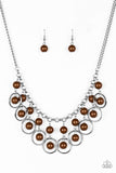 Snazzychicjewelryboutique Necklace Really Rococo - Brown Necklace Paparazzi