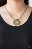 Snazzychicjewelryboutique Necklace Retro Rebel - Brass Necklace Paparazzi