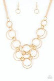 Snazzychicjewelryboutique Necklace Ringing Off The Hook- Gold Necklace Paparazzi