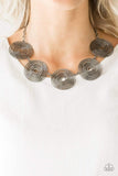 Snazzychicjewelryboutique Necklace SOL-Mates - Black Gunmetal Necklace Paparazzi