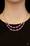 Snazzychicjewelryboutique Necklace Summer Girl - Pink Necklace Paparazzi