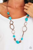 Snazzychicjewelryboutique Necklace Thats TERRA-ific! - Blue Turquoise Necklace Paparazzi