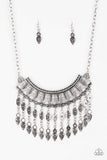 Snazzychicjewelryboutique Necklace The Desert Is Calling - Silver Necklace Paparazzi