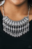 Snazzychicjewelryboutique Necklace The Desert Is Calling - Silver Necklace Paparazzi