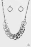 Snazzychicjewelryboutique Necklace The Main Contender - Silver Necklace Paparazzi