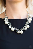 Snazzychicjewelryboutique Necklace The Upstater - Black and White Necklace Paparazzi