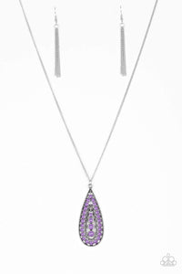 Snazzychicjewelryboutique Necklace Tiki Tease - Purple Necklace Paparazzi