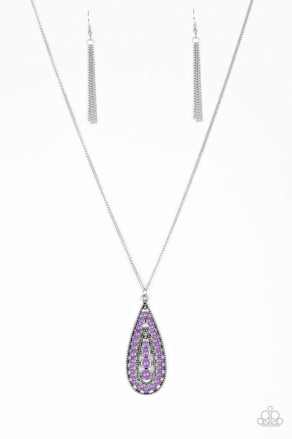 Paparazzi Lookin' Like A Million Purple Necklace - P2RE-PRXX-148XX – Bling  Me Baby