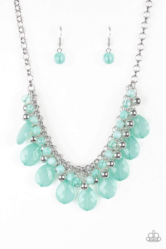 Snazzychicjewelryboutique Necklace Trending Tropicana - Green Necklace Paparazzi