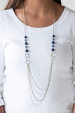 Snazzychicjewelryboutique Necklace Vividly Vivid - Blue Necklace Paparazzi