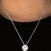 Snazzychicjewelryboutique Necklace What A Gem - White Rhinestone Blockbuster Necklace Paparazzi