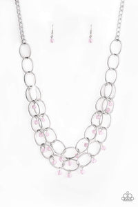 Snazzychicjewelryboutique Necklace Yacht Tour - Pink Necklace Paparazzi