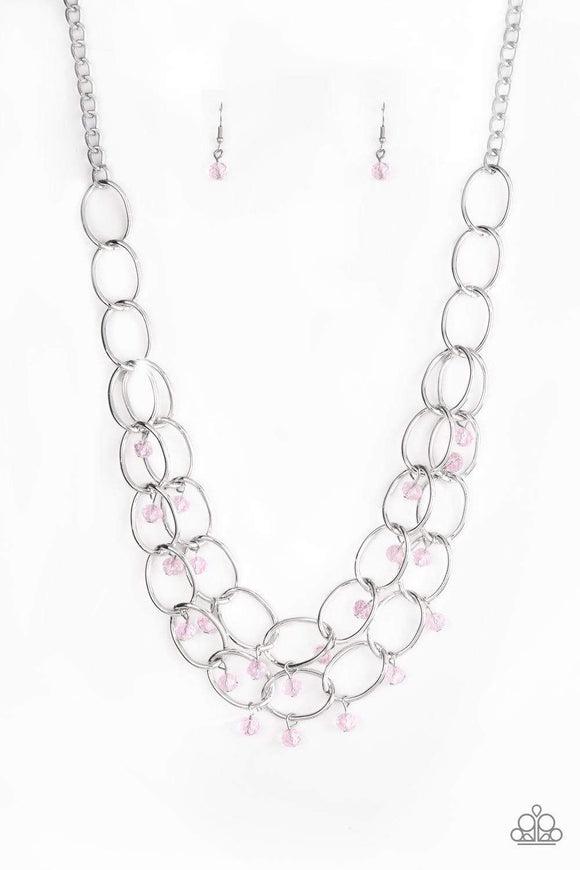 Snazzychicjewelryboutique Necklace Yacht Tour - Pink Necklace Paparazzi