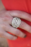 Snazzychicjewelryboutique Ring Blinding Brilliance - White Rhinestone Ring Paparazzi