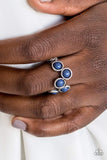 Snazzychicjewelryboutique Ring Foxy Fabulous - Blue Stretchy Ring Paparazzi