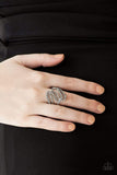 Snazzychicjewelryboutique Ring Make Waves - Silver Rhinestone Ring Paparazzi