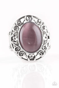 Snazzychicjewelryboutique Ring Moonlit Marigold - Purple Moonstone Ring Paparazzi