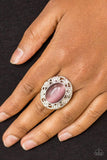 Snazzychicjewelryboutique Ring Moonlit Marigold - Purple Moonstone Ring Paparazzi