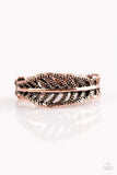 Snazzychicjewelryboutique Ring Only Time QUILL Tell - Copper Stretchy Ring Paparazzi